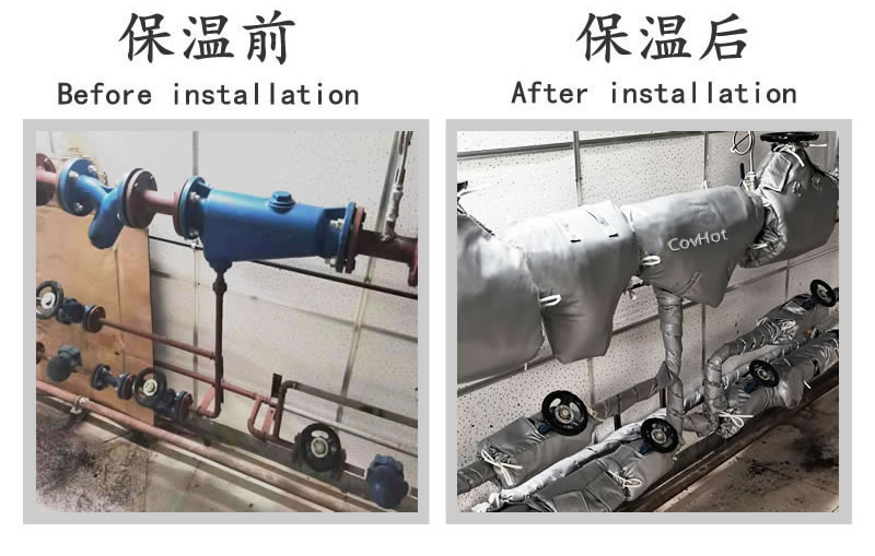 冬季管道可拆卸防凍保溫衣 維護(hù)設(shè)備穩(wěn)定運(yùn)行 橡塑保溫管 可重復(fù)使用